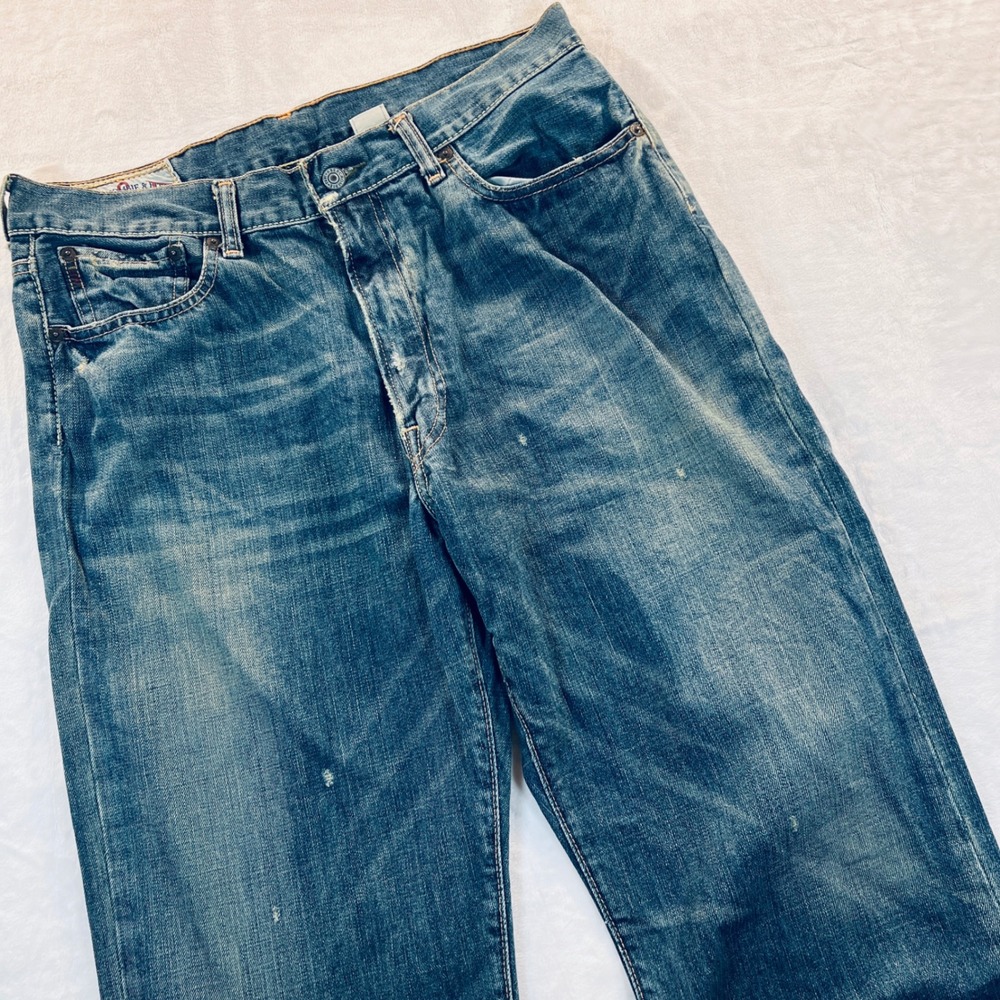 Abercrombie & Fitch Men's Boot Cut Jeans Extra Heavy 5 Pocket Denim 32x30 Y2K